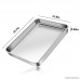 Baking Sheet bdeals Stainless Steel Cookie Sheet Toaster Oven Tray Bisuits Brownie Baking Pan Non Toxic & Stick Mirror Finish & Easy Clean & Dishwasher Safe Large Size 16 x 12 x 1 - B07BVKTXPP